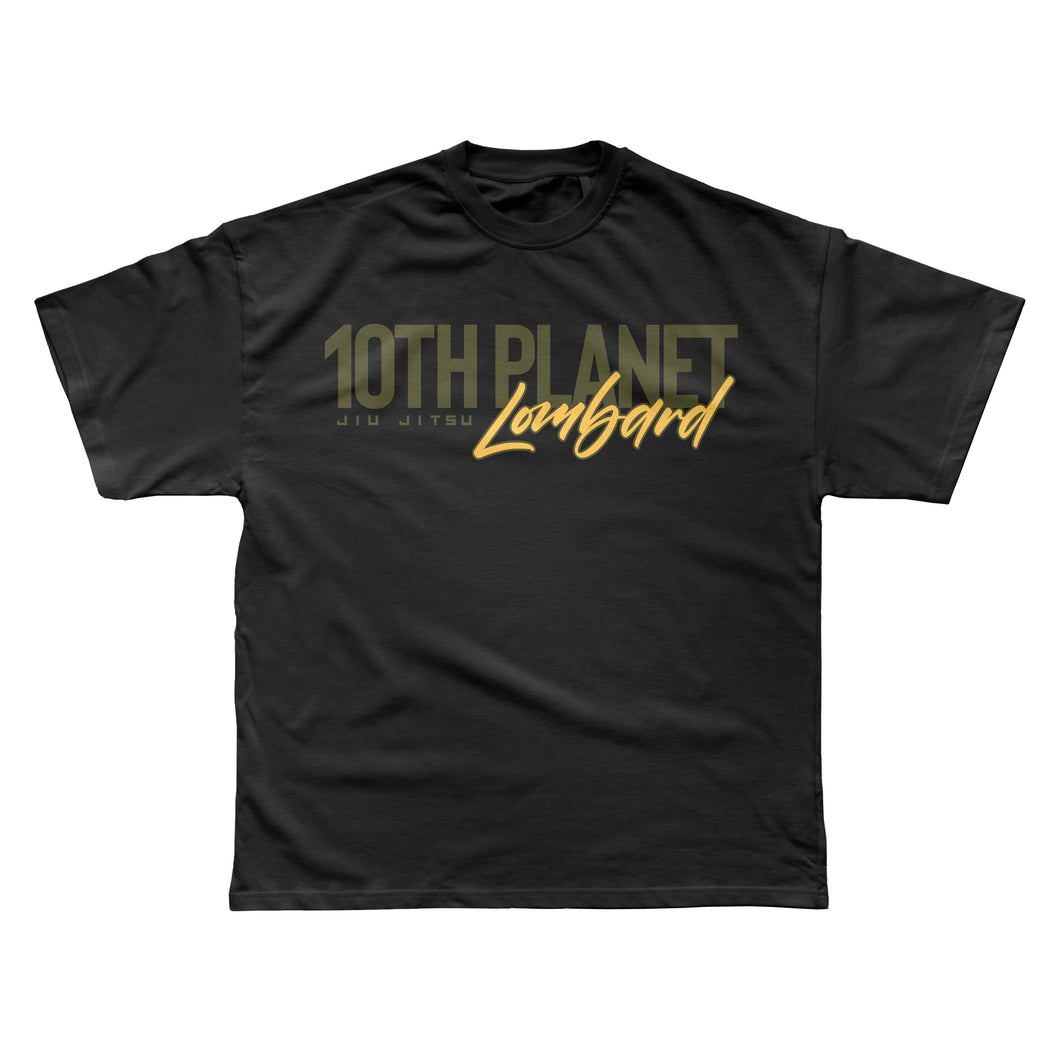 Black & Gold 10P Lombard Everyday Tee