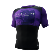 Load image into Gallery viewer, Space Explorers Ranked Rash Guard Purple